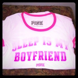 PINK  Victoria's secret tshirt nightgown (S) NWOT